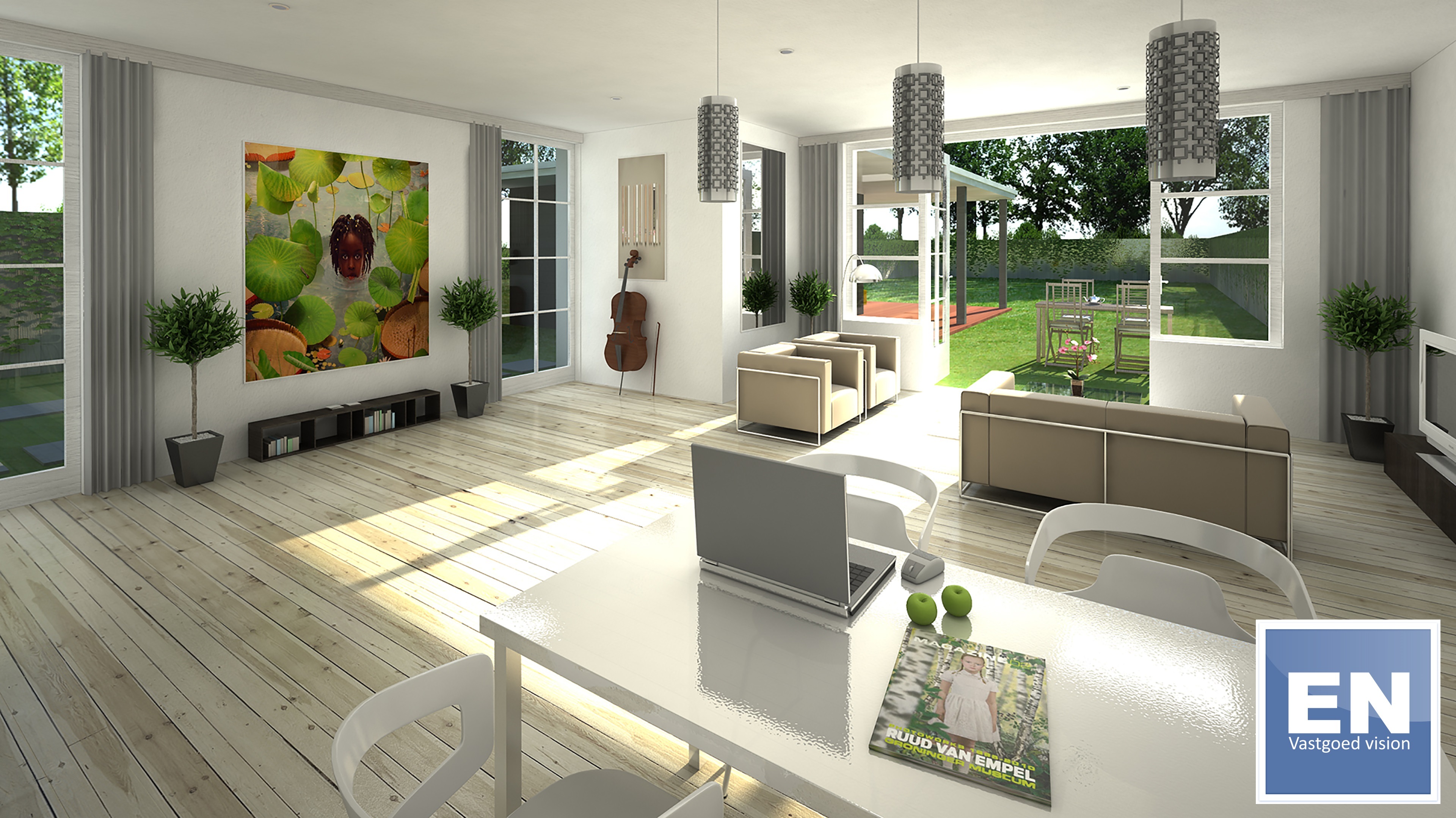 EN Vastgoed - HD Artist Impression interieur woonkamer met tuin.jpg