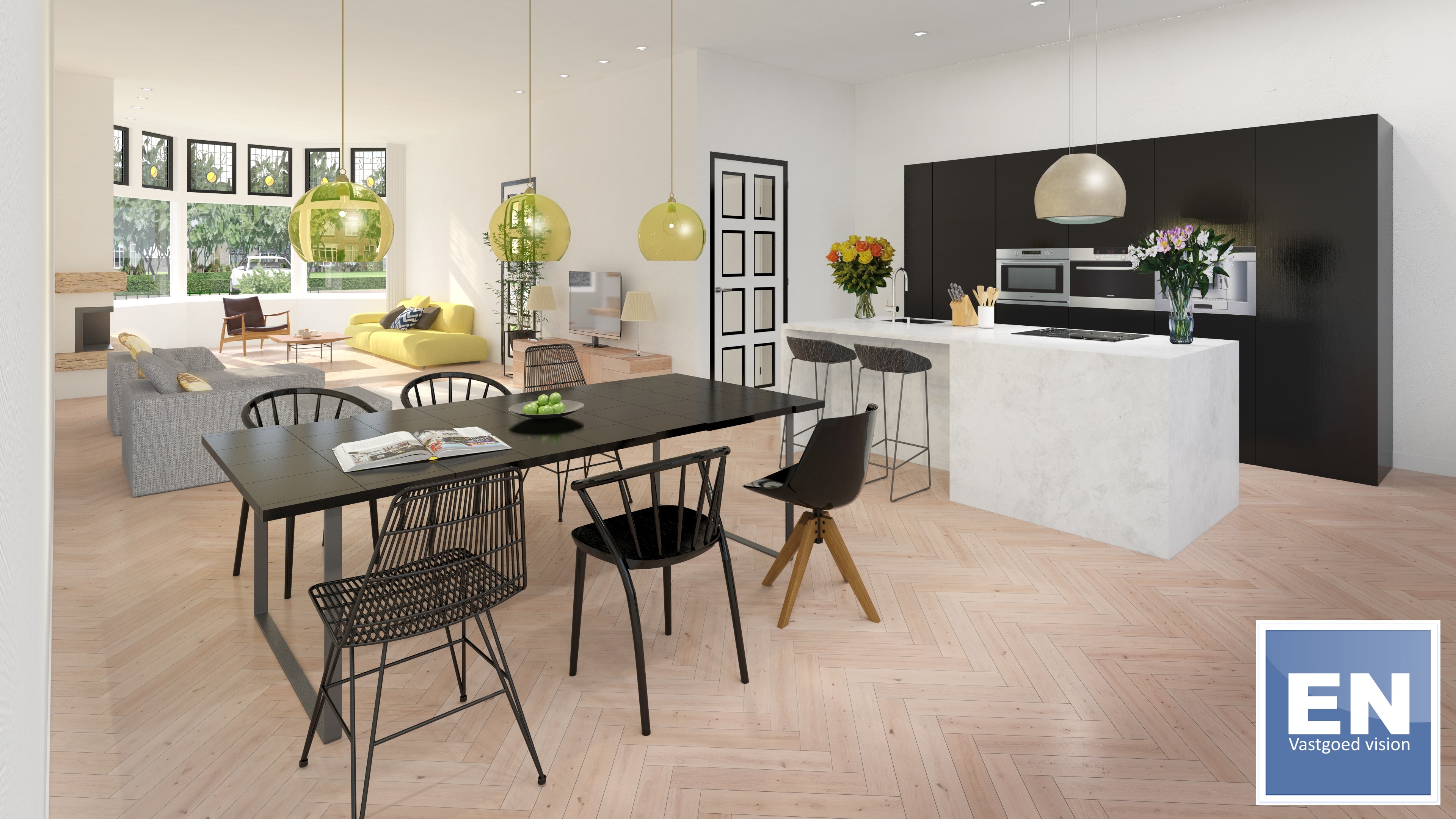 EN Vastgoed - HD Artist interieur Impression woonkamer en keuken.jpg